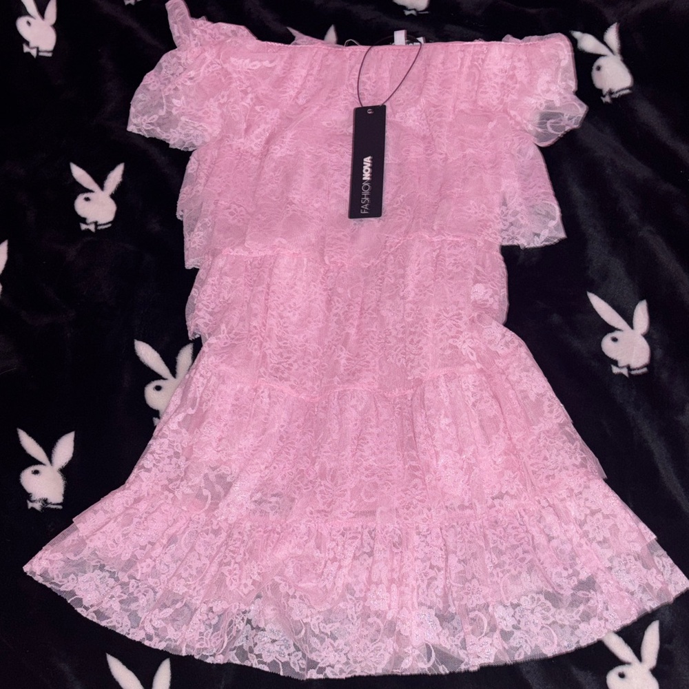 NWT fashion nova ruffle romper